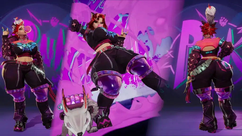 Squirrel Girl alternate body preset model shown in Marvel Rivals lobby environment