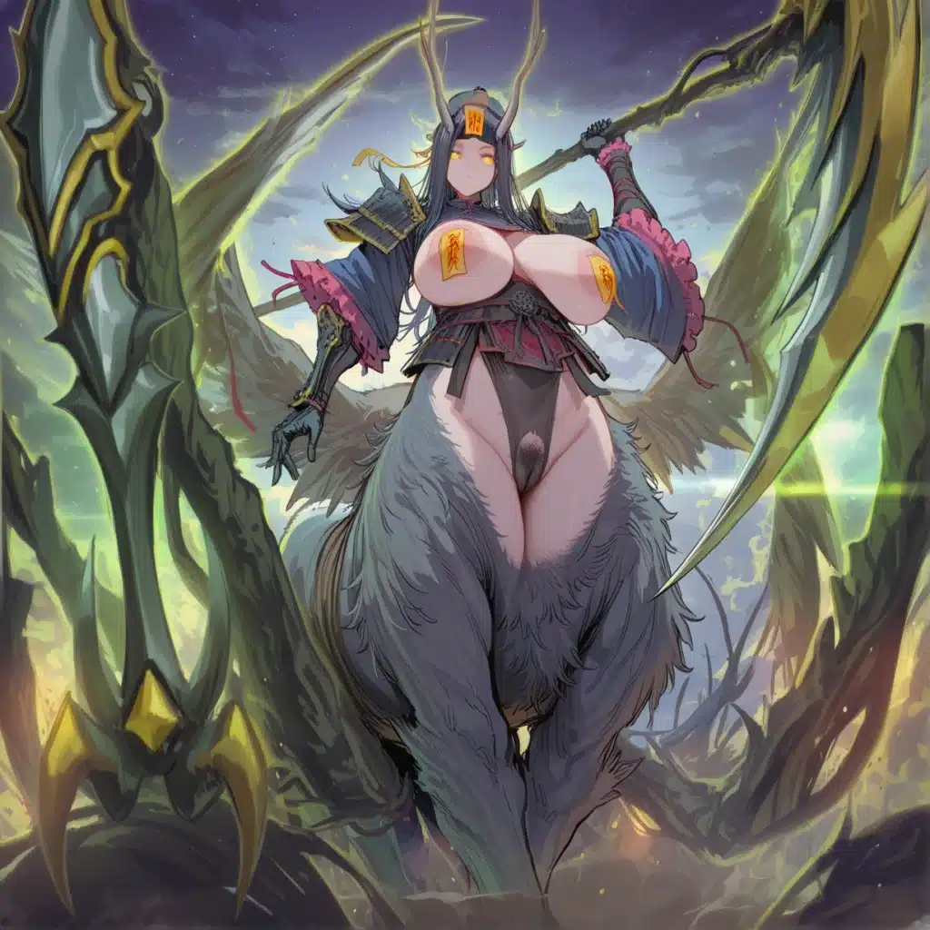 Purple aura anime fighter alternate card art Ragnaraika mod illustration