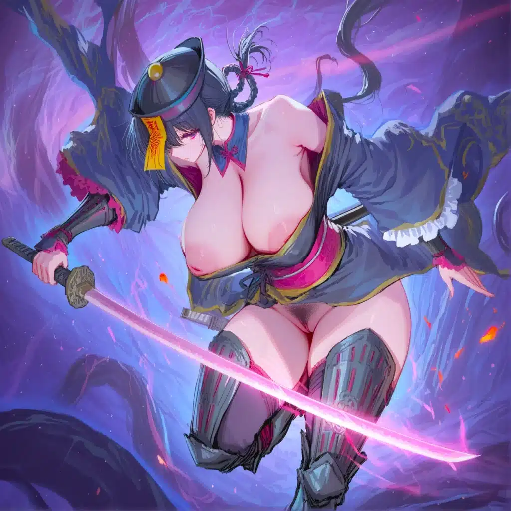 Alt Text: Horned anime character fantasy alternate card art Master Duel mod