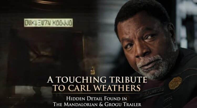 Carl Weathers tribute in The Mandalorian and Grogu trailer showing hidden easter egg referencing Apollo Creed