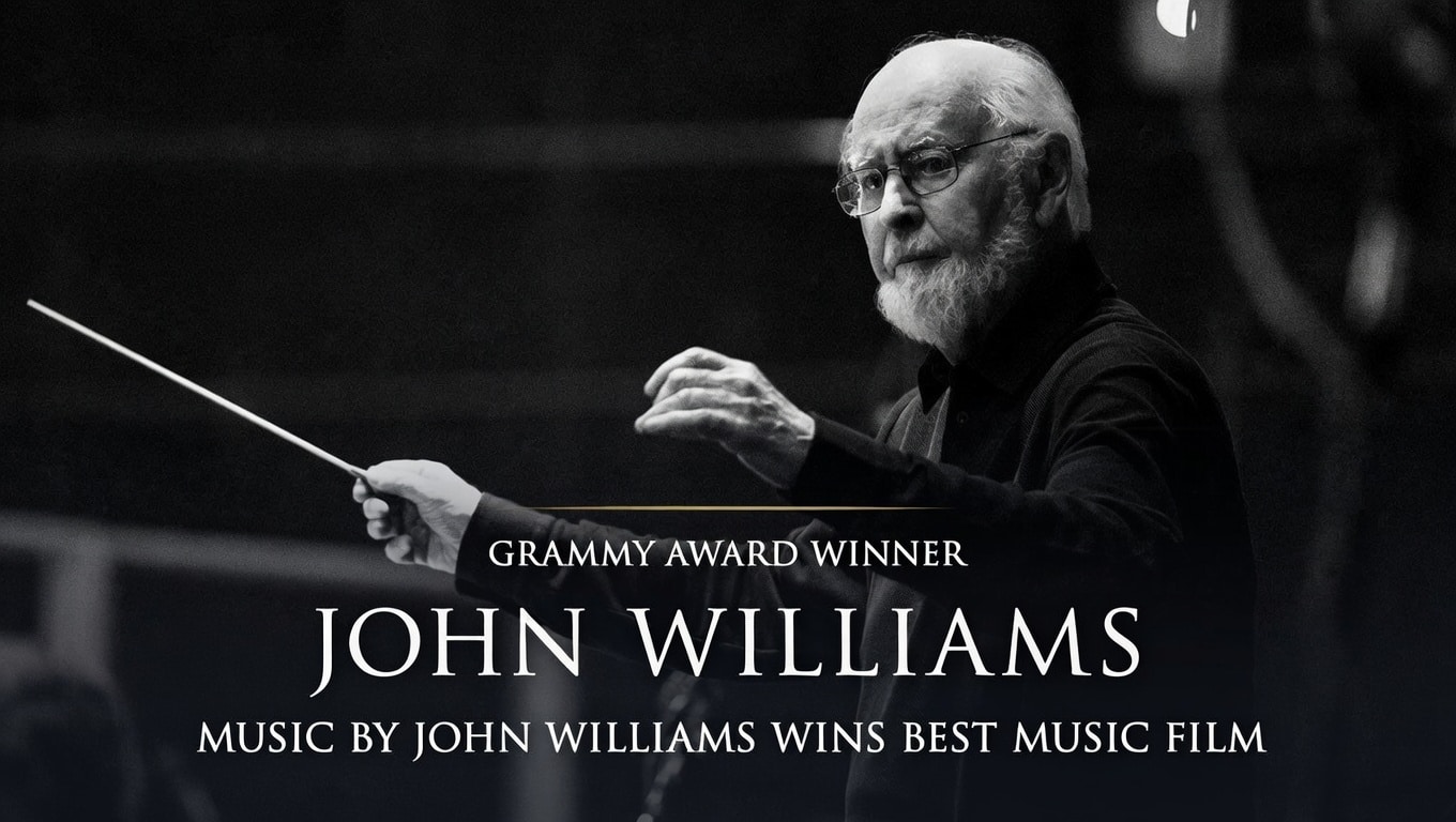 John Williams conducting orchestra Grammy Award winner Music by John Williams Best Music Film