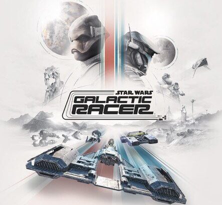 Star Wars Galactic Racer official key art featuring high-speed racing ships
