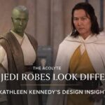 Jedi characters in The Acolyte wearing lighter colored robes