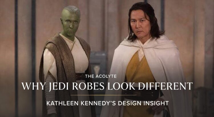 Jedi characters in The Acolyte wearing lighter colored robes
