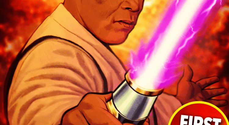 Mace Windu image promoting a new Star Wars graphic novel announcement