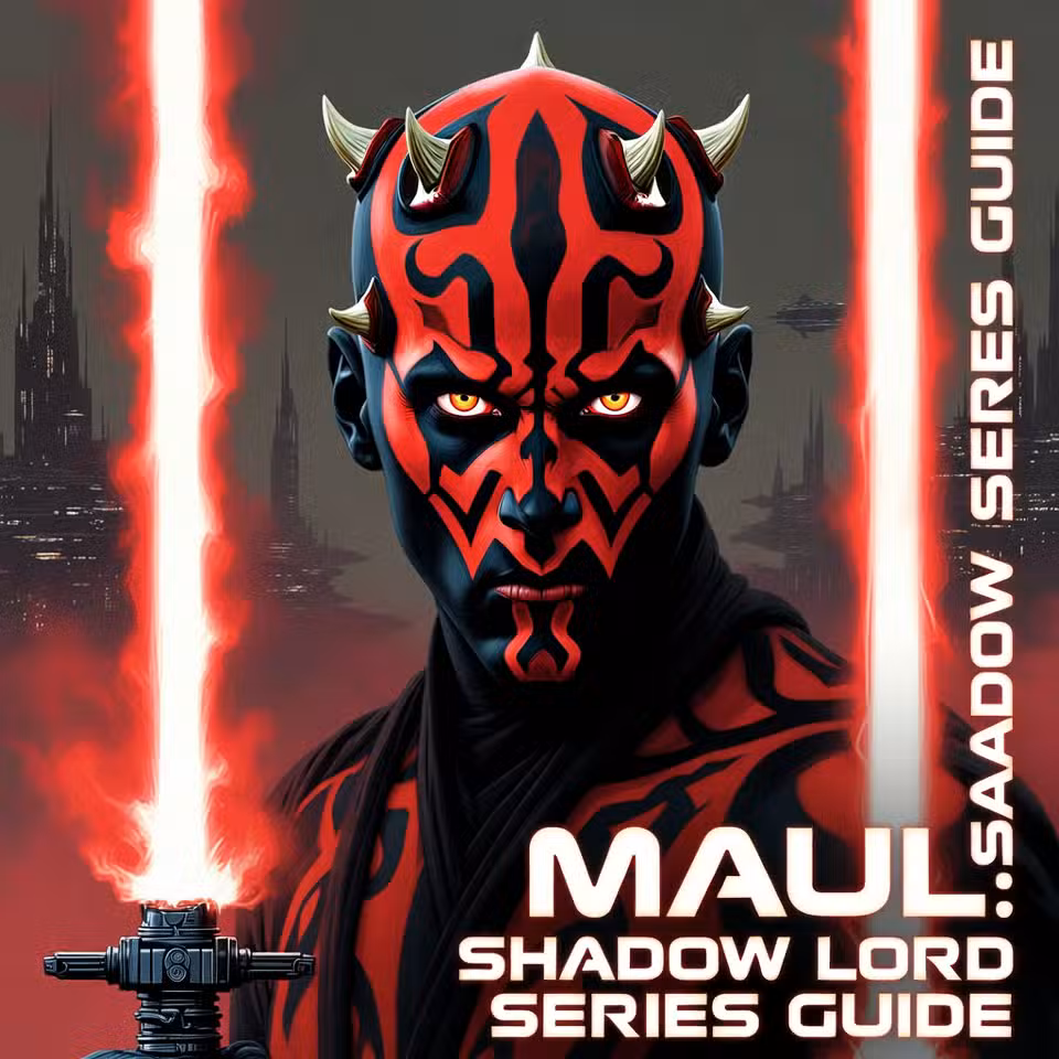 Maul: Shadow Lord complete series guide sidebar banner featuring Darth Maul
