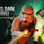 Star Wars Dark Forces 1995 header image featuring stormtroopers in combat with article title text about Kyle Katarn