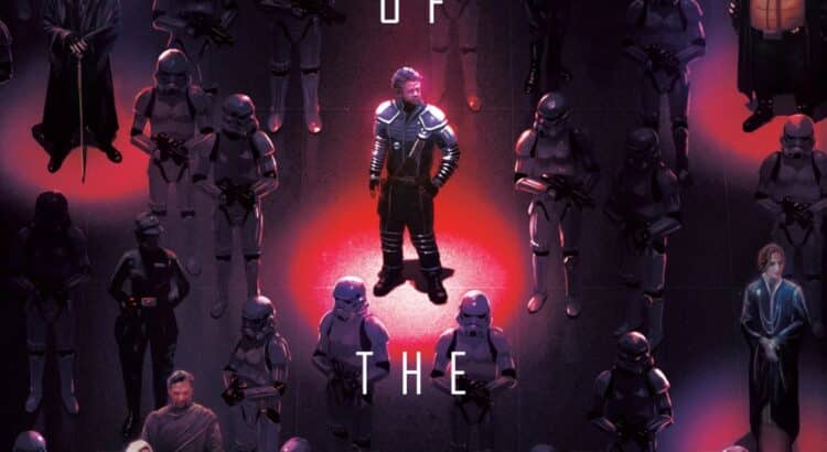 Cover for Star Wars Reign of the Empire Edge of the Abyss by Rebecca Roanhorse featuring Luthen Rael, Leia, and Imperial imagery