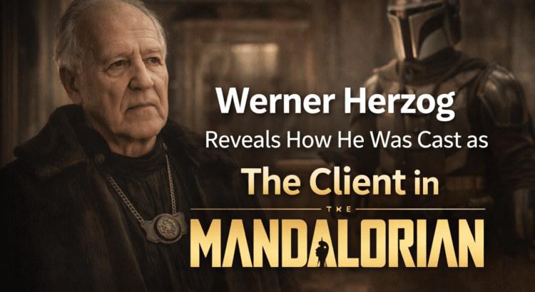 Werner Herzog as The Client in The Mandalorian casting story header image