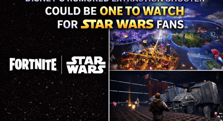 Fortnite Star Wars extraction shooter promotional graphic