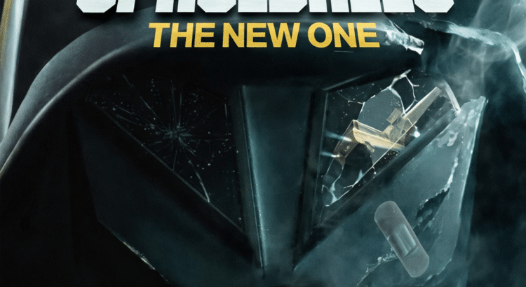 Dark Helmet image with Spaceballs The New One title text overlay