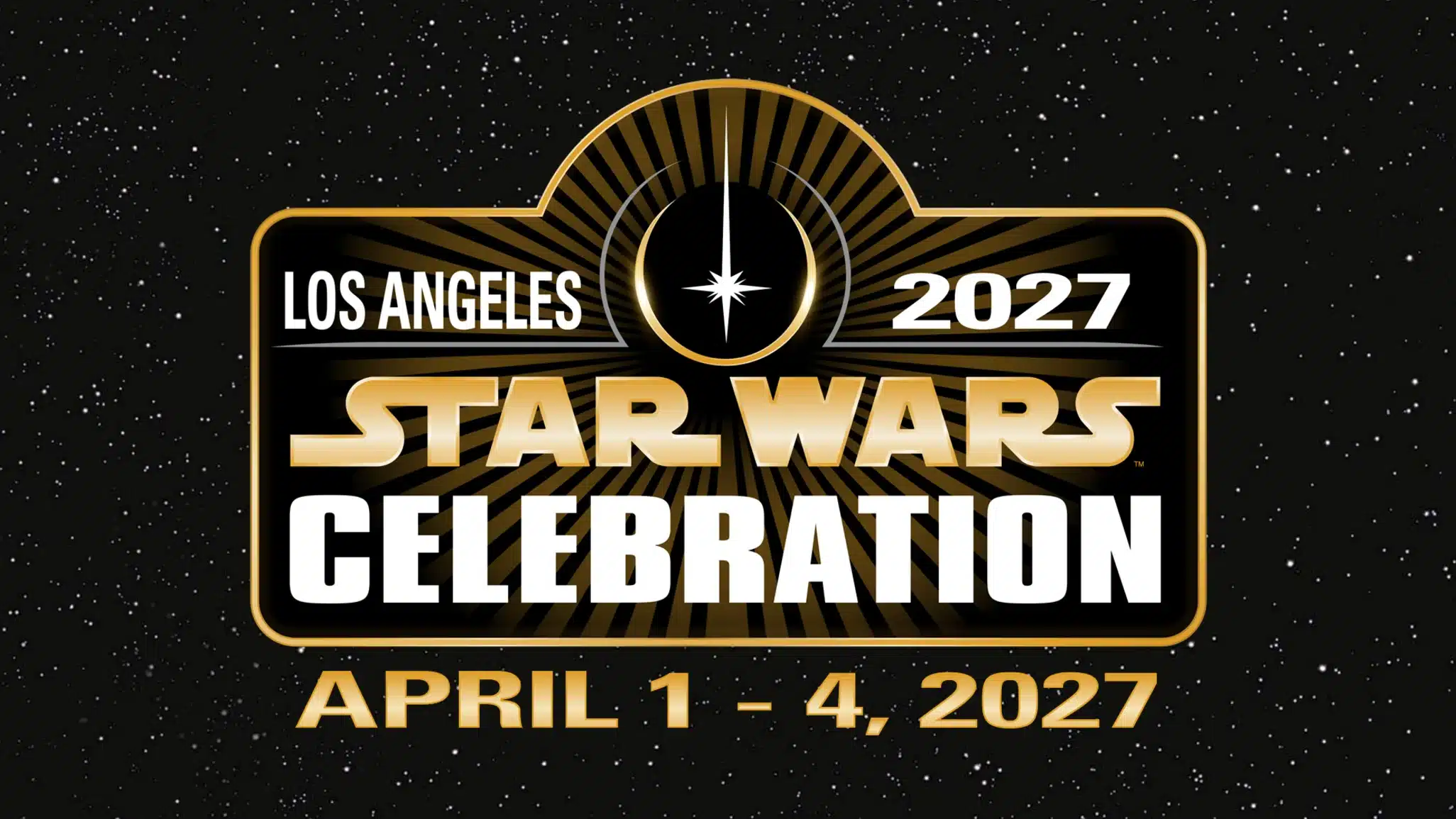 Star Wars Celebration Los Angeles 2027 event graphic