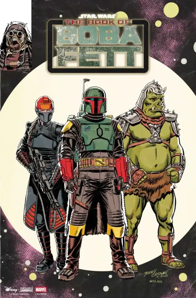 Boba Fett, Fennec Shand, and Gamorrean guard poster