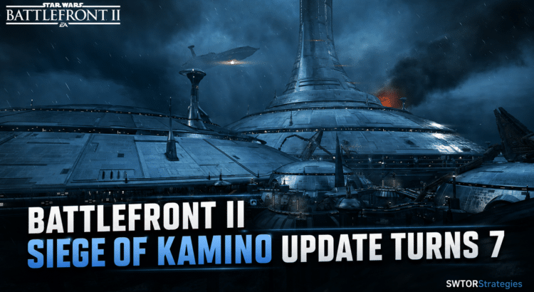 Star Wars Battlefront II Siege of Kamino update turns 7 promotional header image
