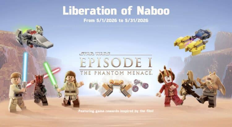 LEGO Star Wars Episode I promotional banner