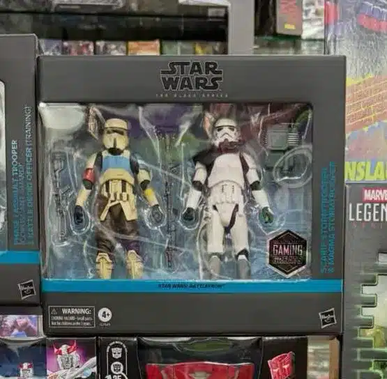 Star Wars Battlefront II action figures in box