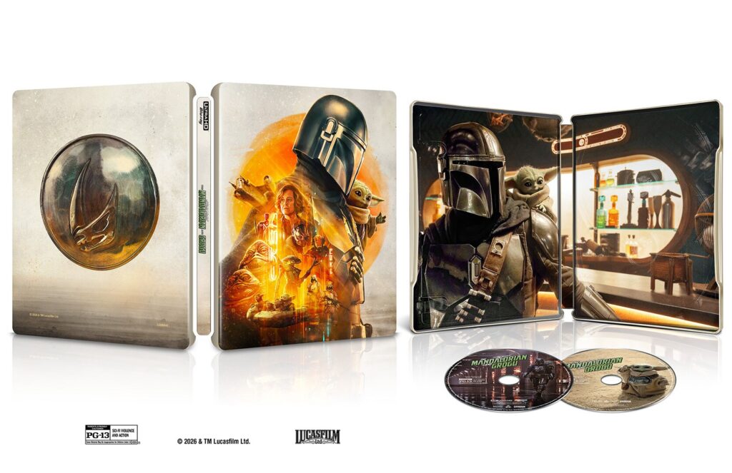 Mandalorian and Grogu steelbook Blu-ray collection