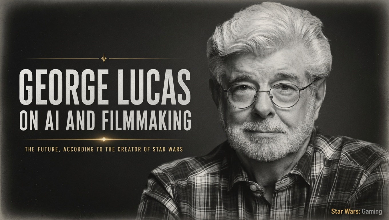 George Lucas says AI will make filmmaking easier, continuing his long history of pushing cinema toward new technology.