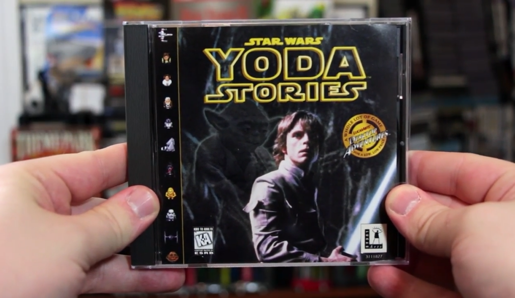 Star Wars Yoda Stories PC game CD case