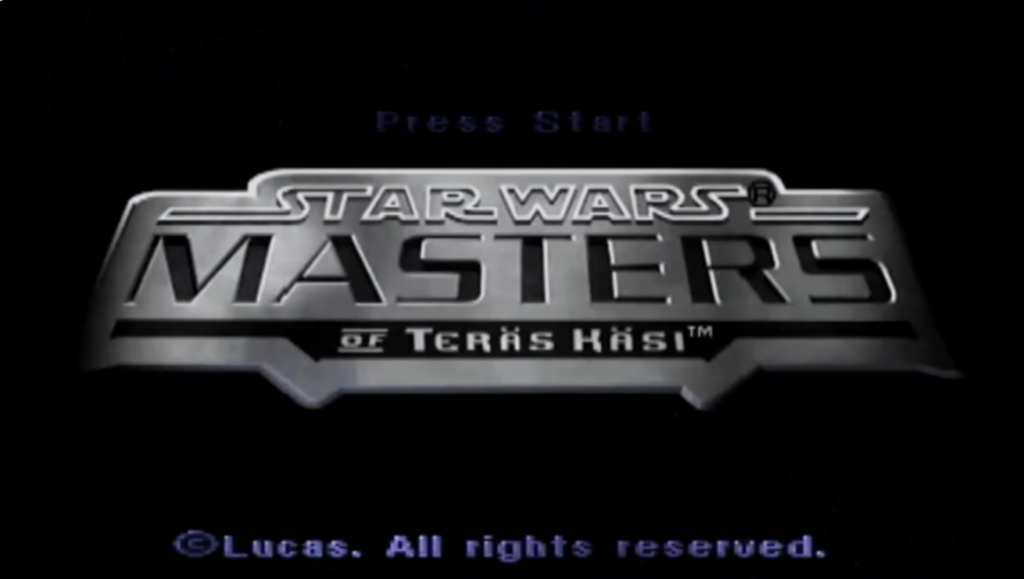 Star Wars Masters of Teräs Käsi title screen