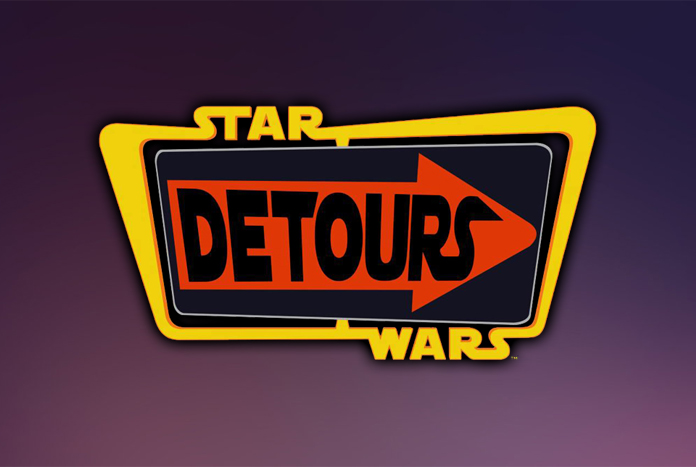 Star Wars Detours article header about the long-shelved animated comedy series finally being shown publicly at the Lucas Museum