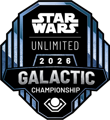Star Wars Unlimited Galactic Championship 2026 article header featuring the Las Vegas TCG event, competitive card play, Ashes of the Empire, and Star Wars gaming