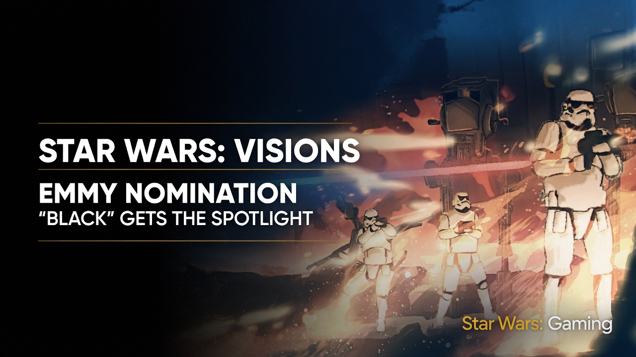 Star Wars Visions Emmy nomination artwork with stormtroopers