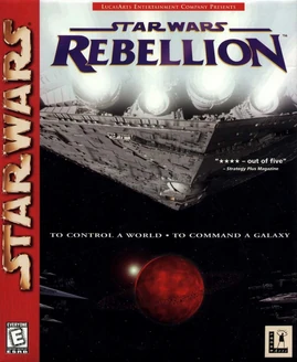 Star Wars Rebellion video game cover art