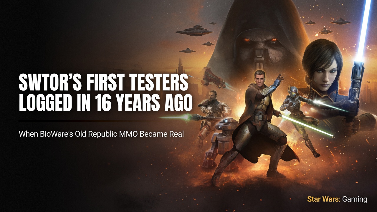 SWTOR first testers logged in 16 years ago as BioWare’s Old Republic MMO entered early testing