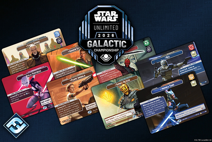 Star Wars Unlimited 2026 Galactic Championship character cards